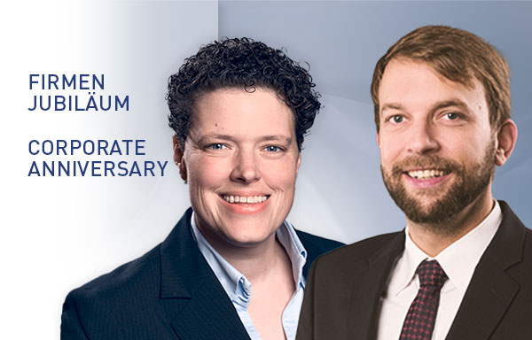 Corporate anniversary of two members of our senior management!