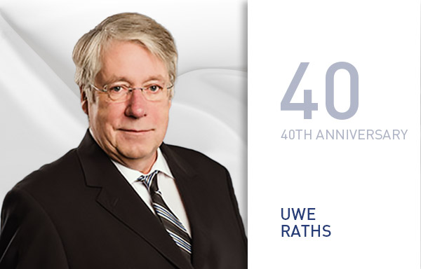 Thank you Uwe for 40 years at B+T!